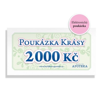 Elektronická poukázka 2000 Kč od Havlíkovy apotéky